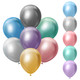 5" Standard Mirror Mix Latex Balloons - 100 Pack